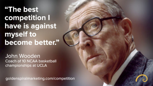 John Wooden Quote about Competition