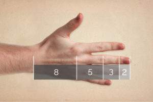 Golden Spiral Human Hand