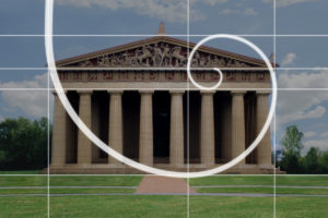 Golden Spiral Parthenon