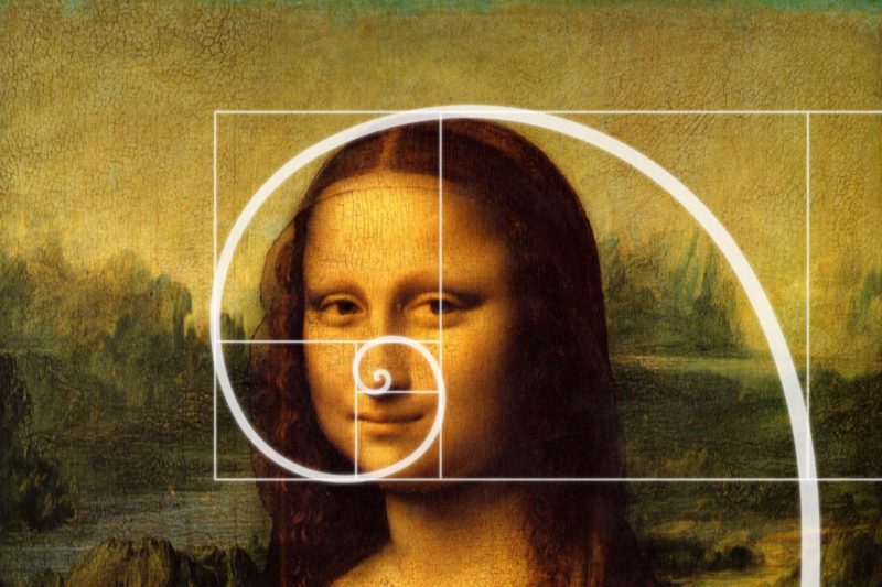 Golden Spiral Mona Lisa