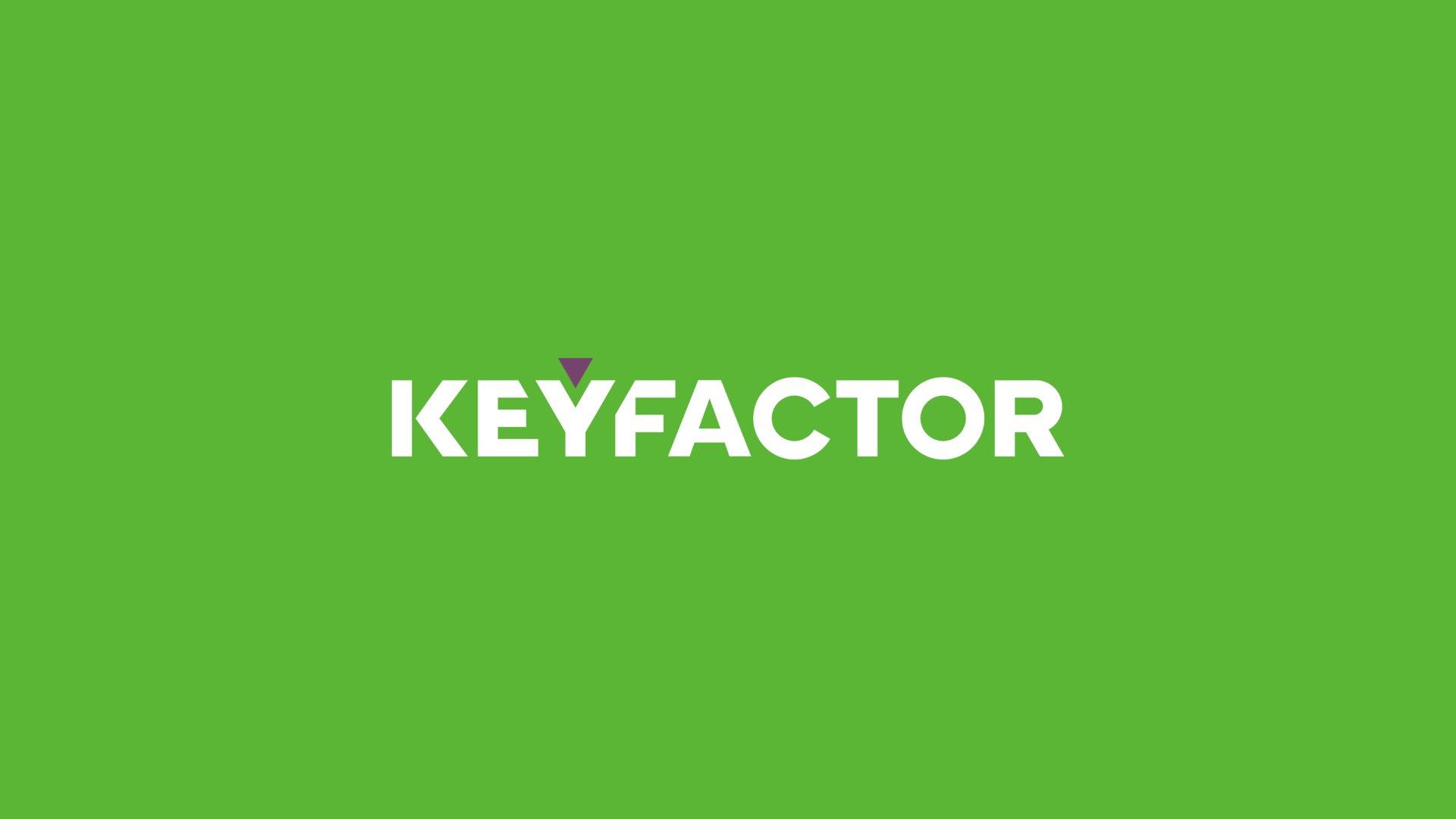 Keyfactor Logo On Green