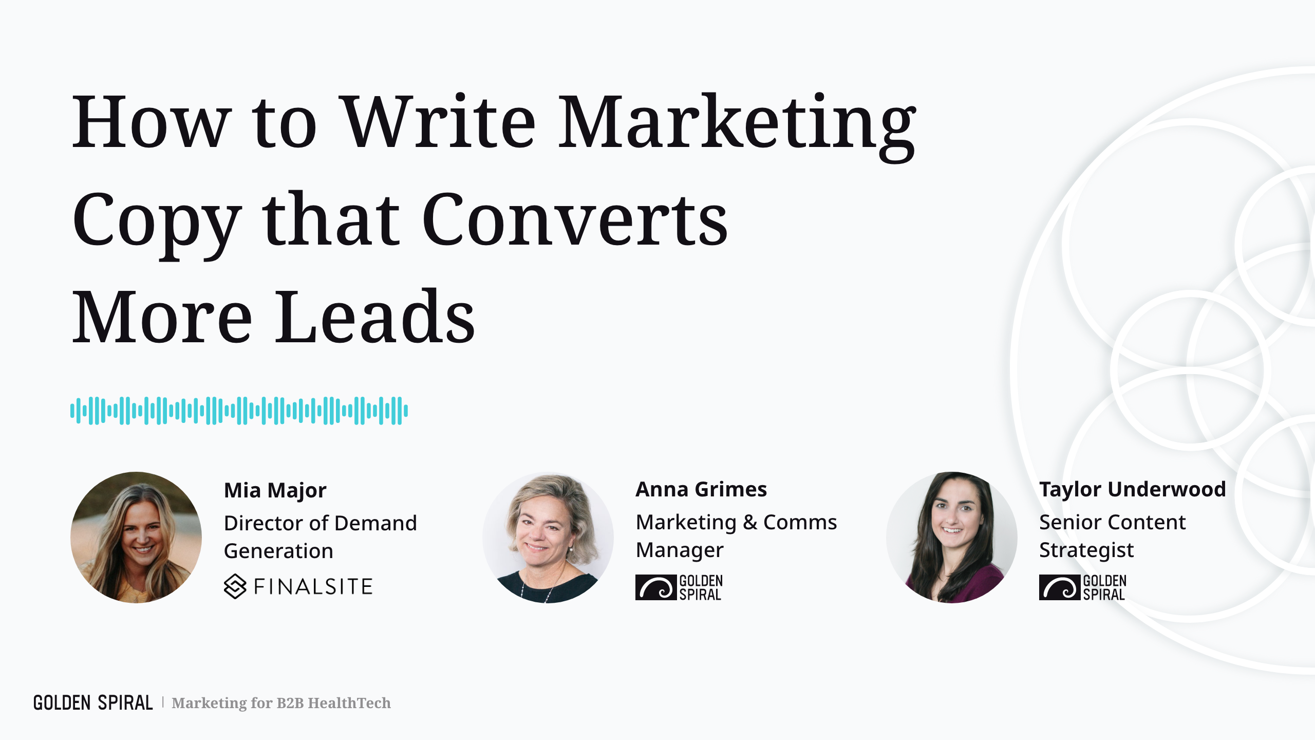 Howto write Marketing Copy that Converts more Leads